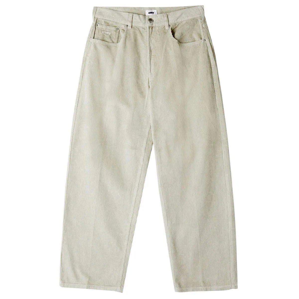 Obey Bigwig Baggy Corduroy Pants - Abbey Stone