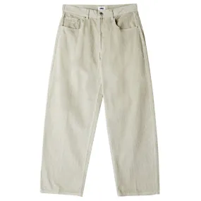 Obey Bigwig Baggy Corduroy Pants - Abbey Stone