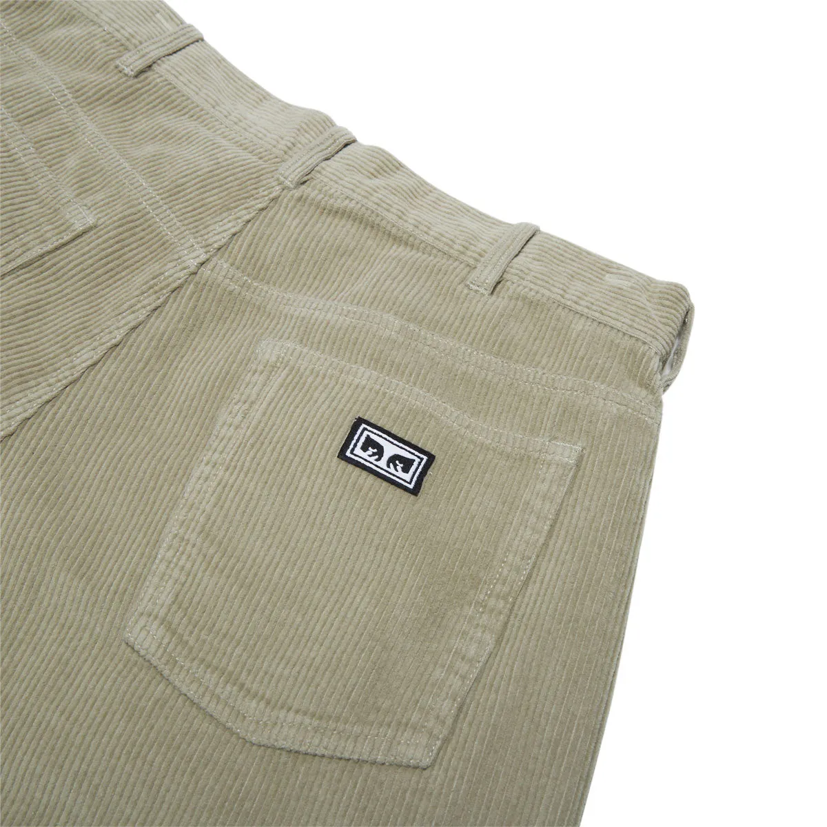 Obey Bigwig Baggy Corduroy Pants - Abbey Stone