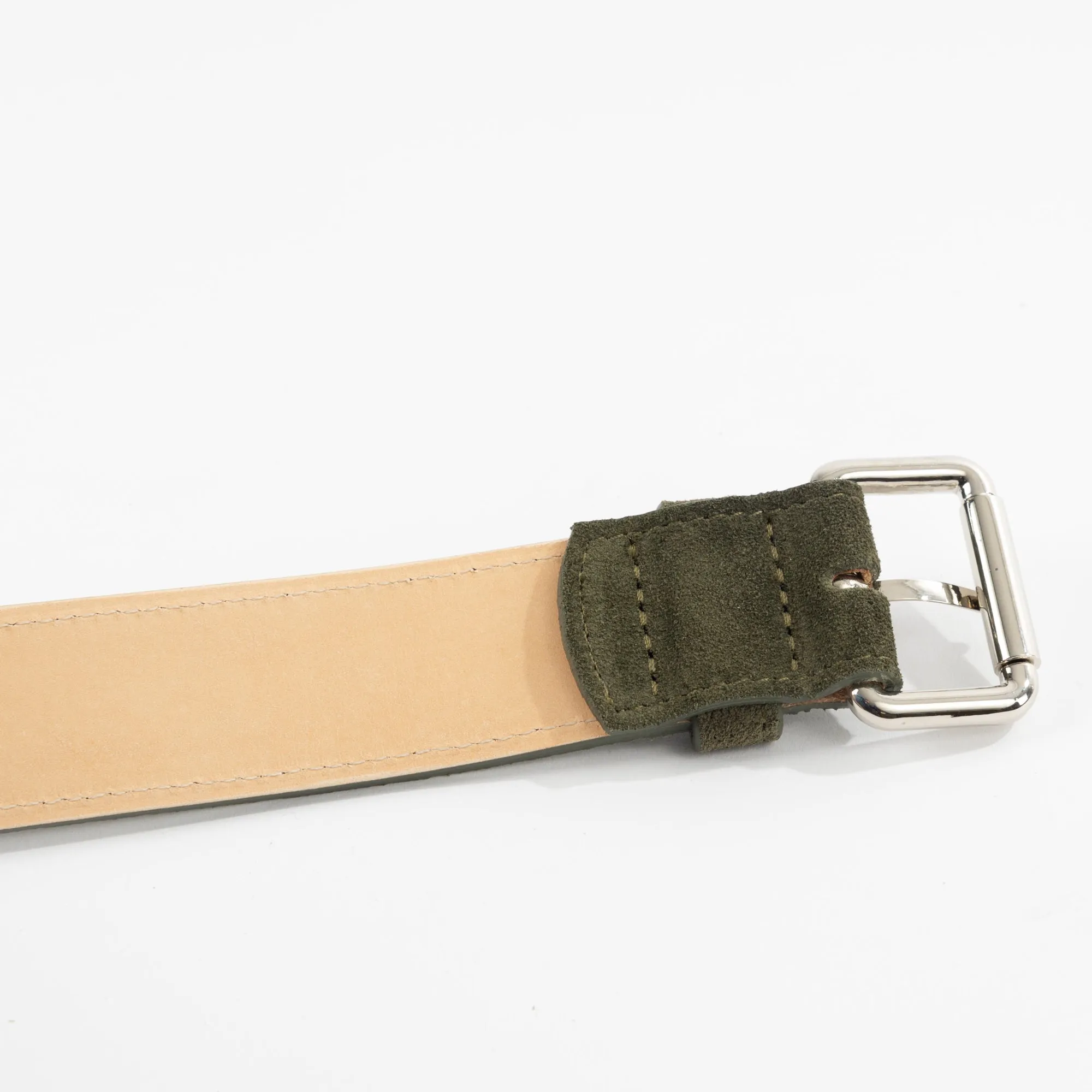 Olive Chiltern Suede Belt