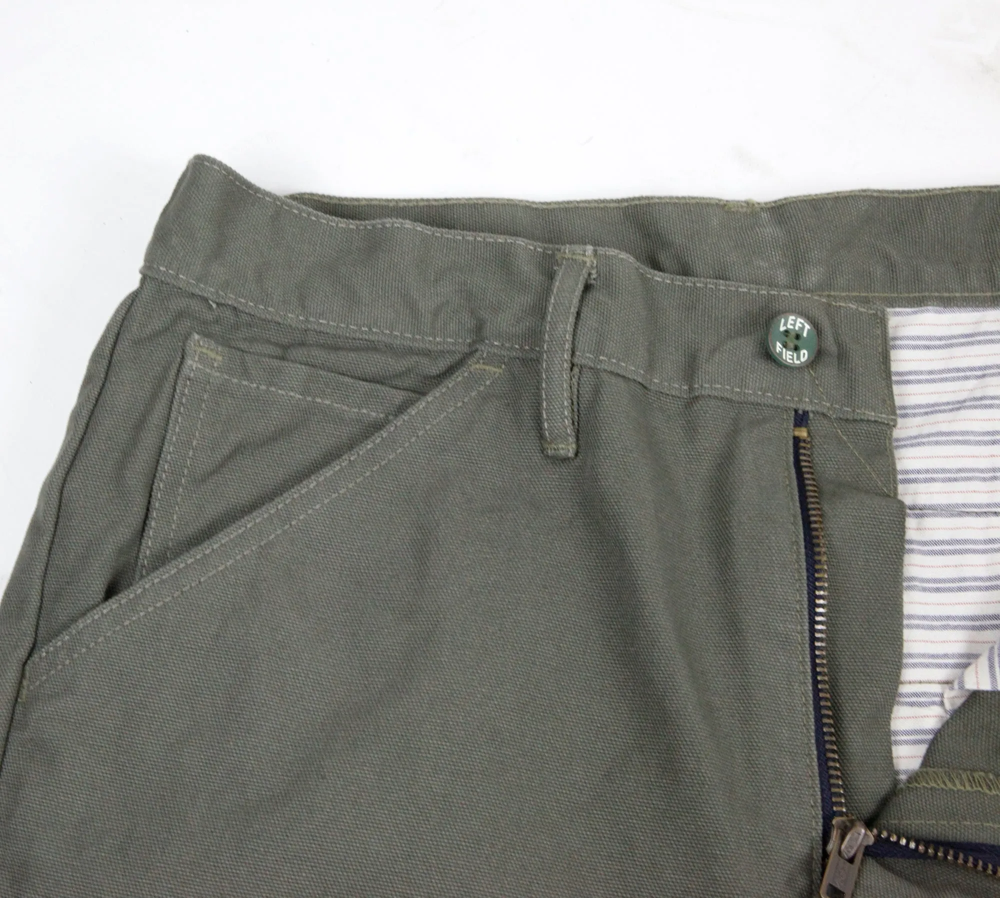 Olive Green  Mt Vernon 13 oz  Work Uniform Chino