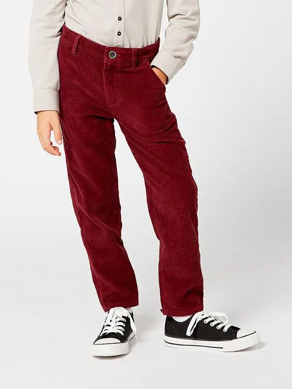 One Friday Wine Stripes Trouser