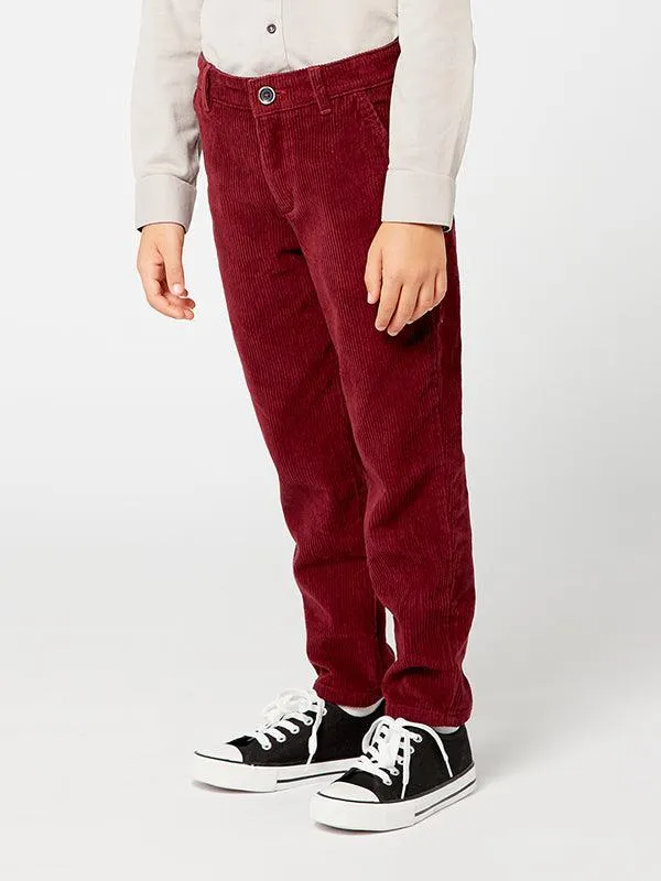 One Friday Wine Stripes Trouser