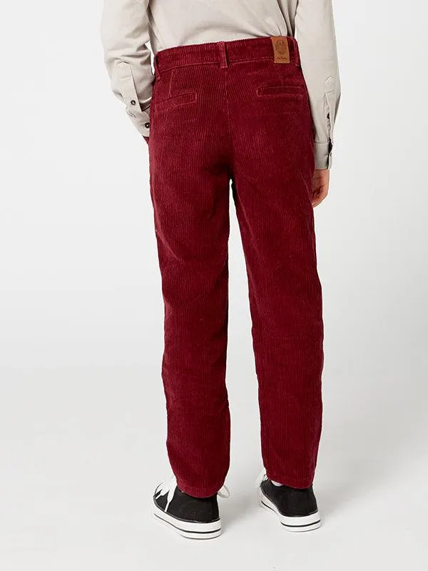 One Friday Wine Stripes Trouser