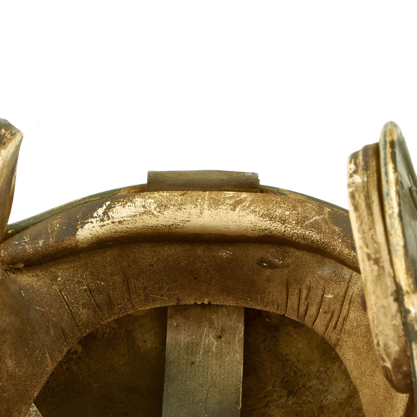 Original U.S. Korean War / Early Vietnam War Tanker Company Commander’s Helmet - Converted Football Helmet