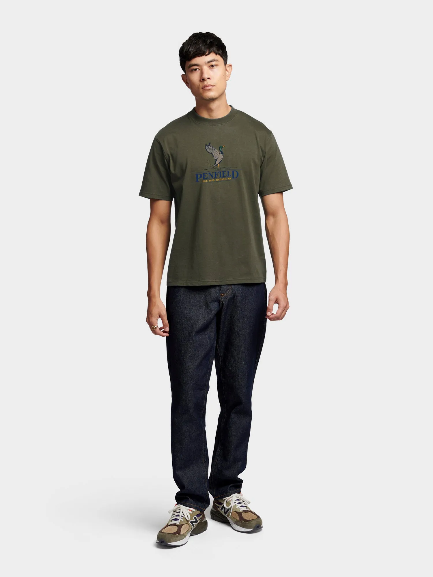 Penfield Mens Regal Mallard T-Shirt Capulet Olive