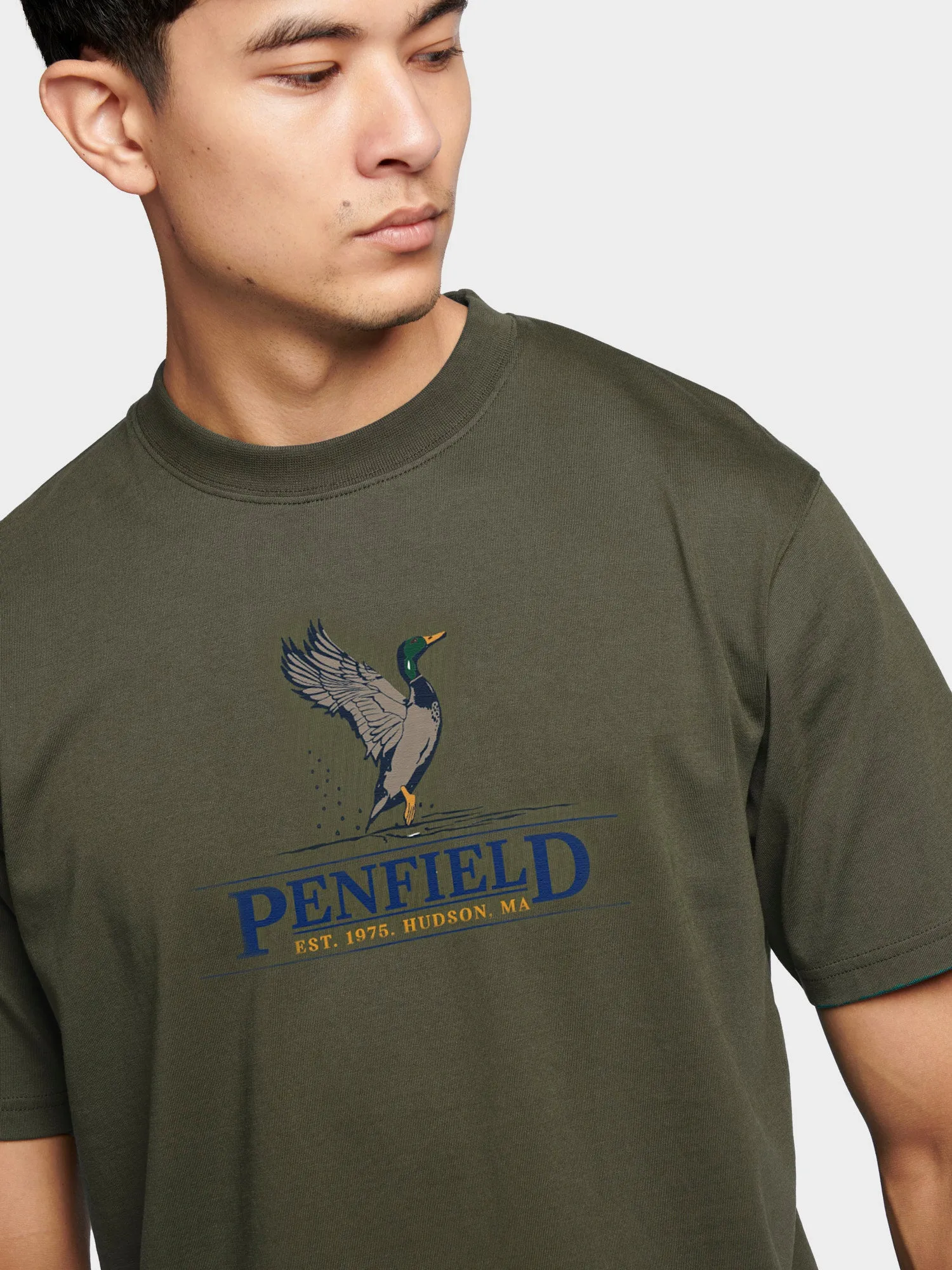 Penfield Mens Regal Mallard T-Shirt Capulet Olive