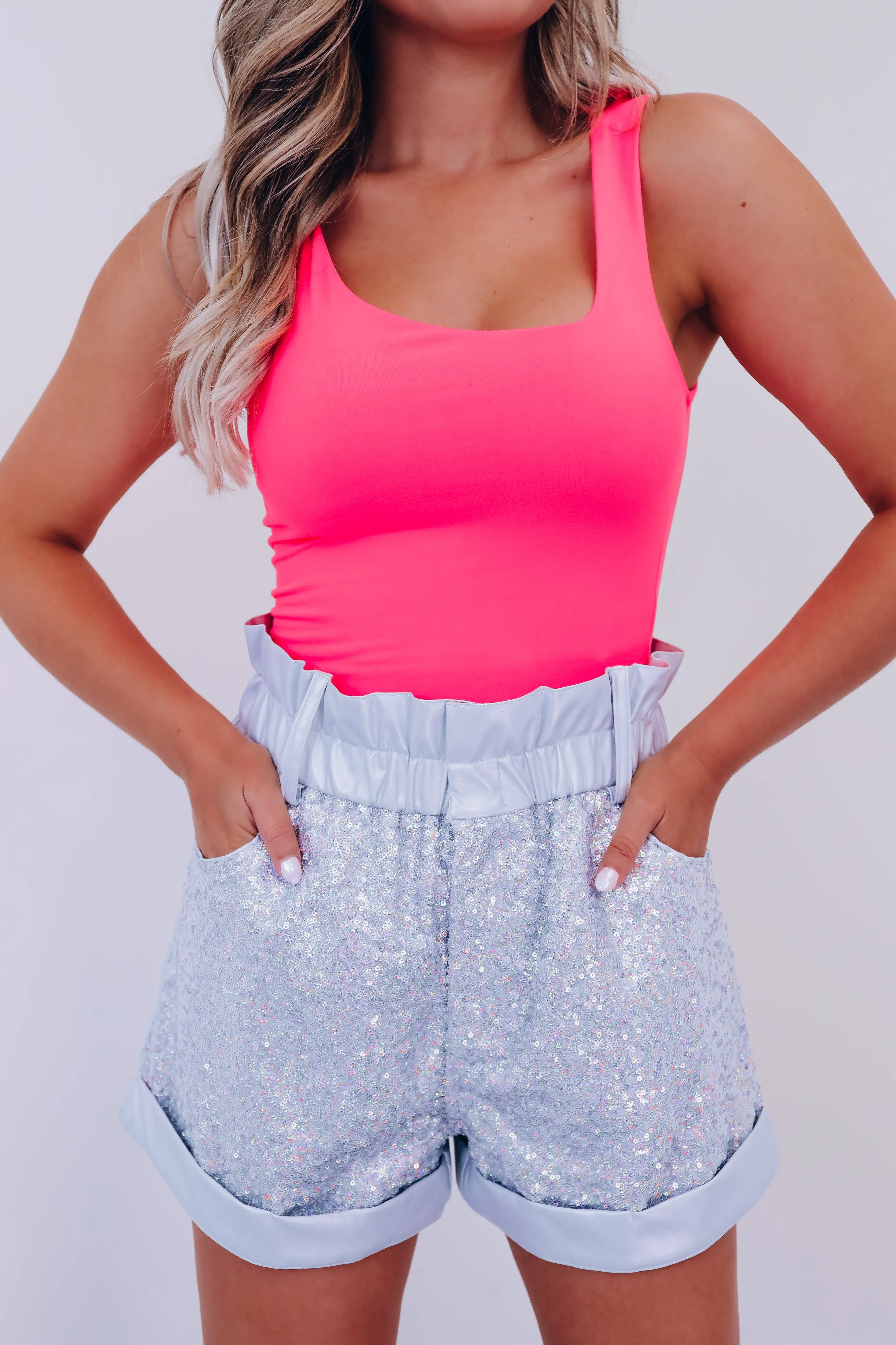 Perfect Fit Crop Tank Top - Pink