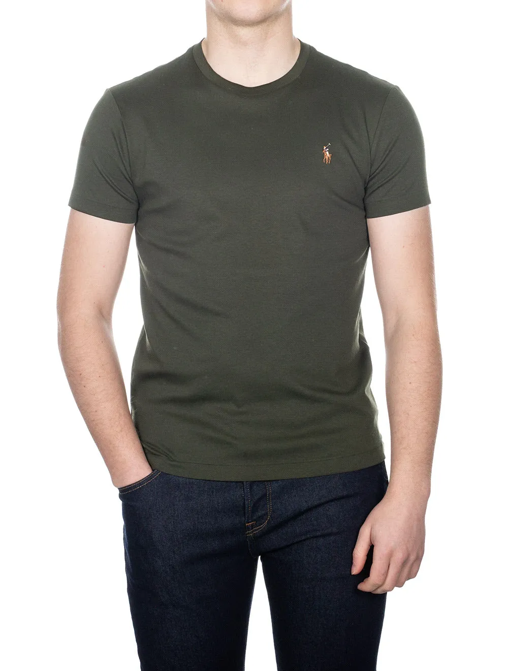 Pima Polo T-Shirt Olive