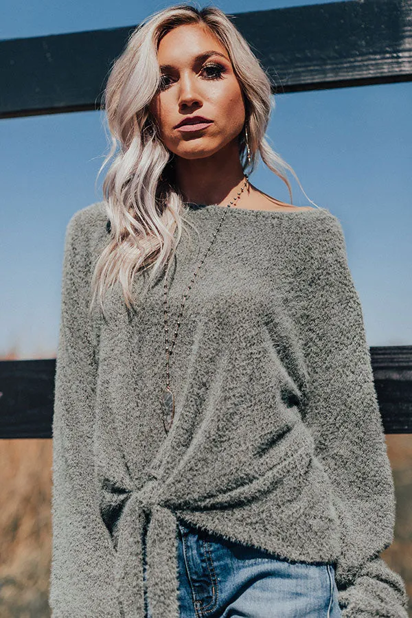 Playing Knit Cool Top In Sage