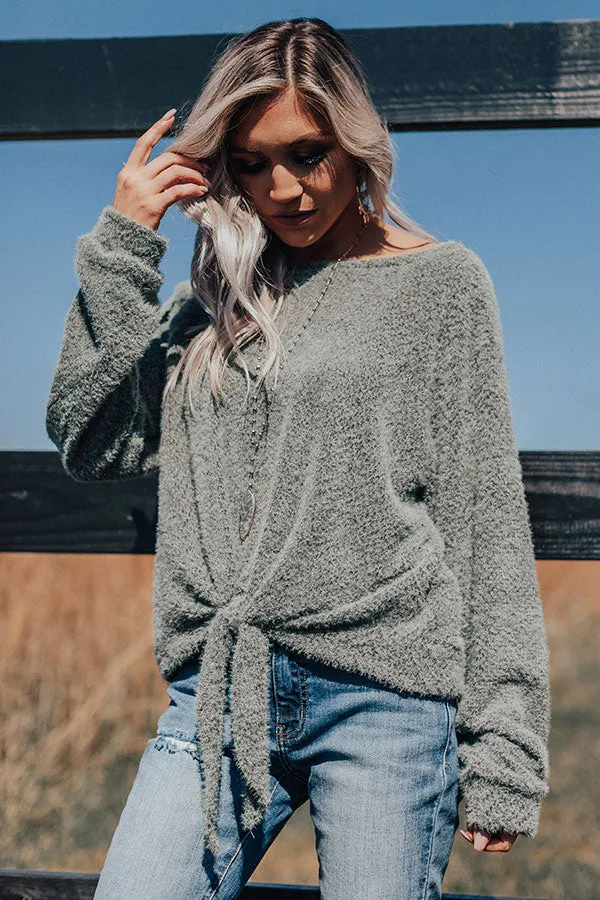 Playing Knit Cool Top In Sage