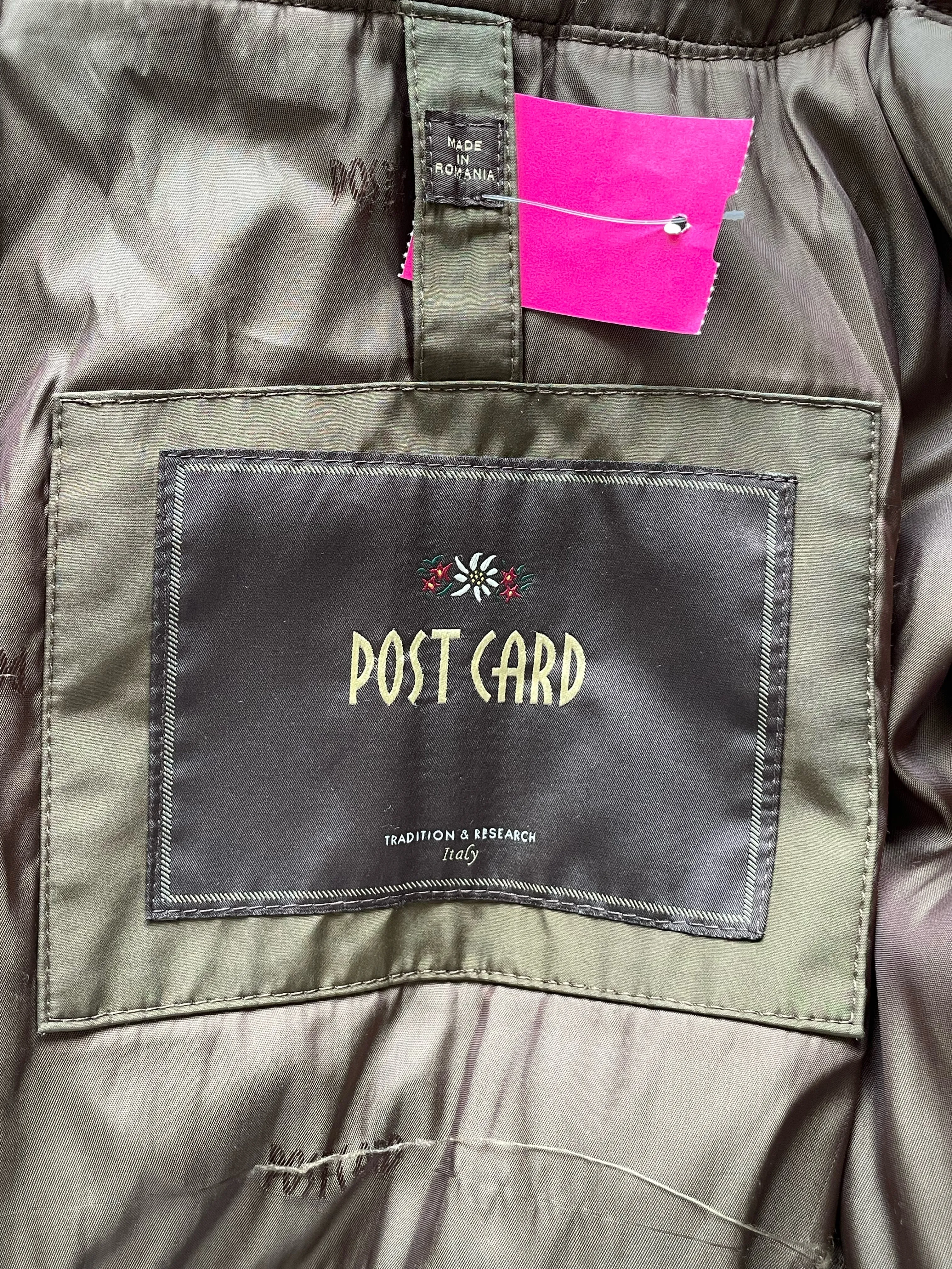 Post Card Knee Length Parka