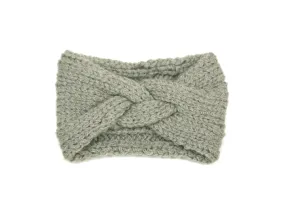 Quarry Braided Headband in Alpaca Merino Wool, hand knit in Canada