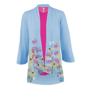 "Cottage Garden" 3/4 Sleeve Kimono, by A Walk In the Park®