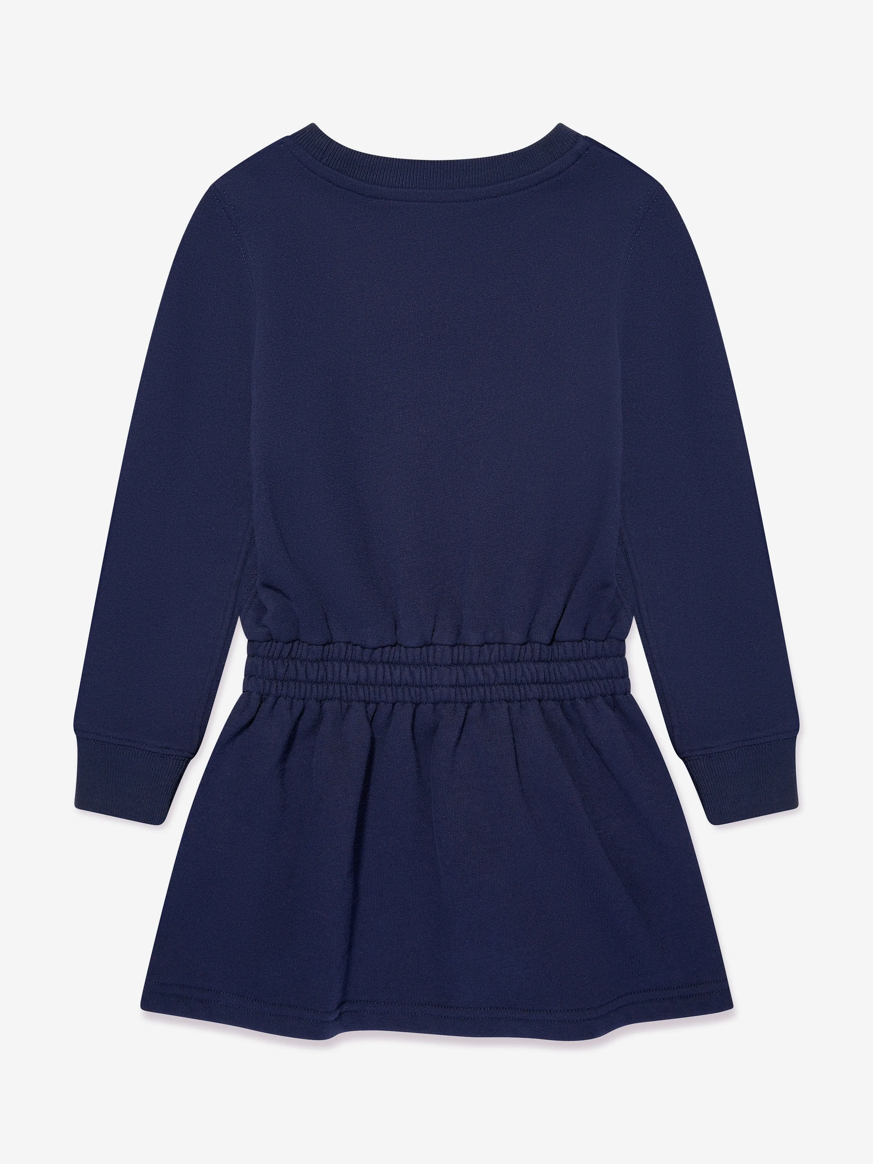 Ralph Lauren Girls Bear Sweater Dress in Navy