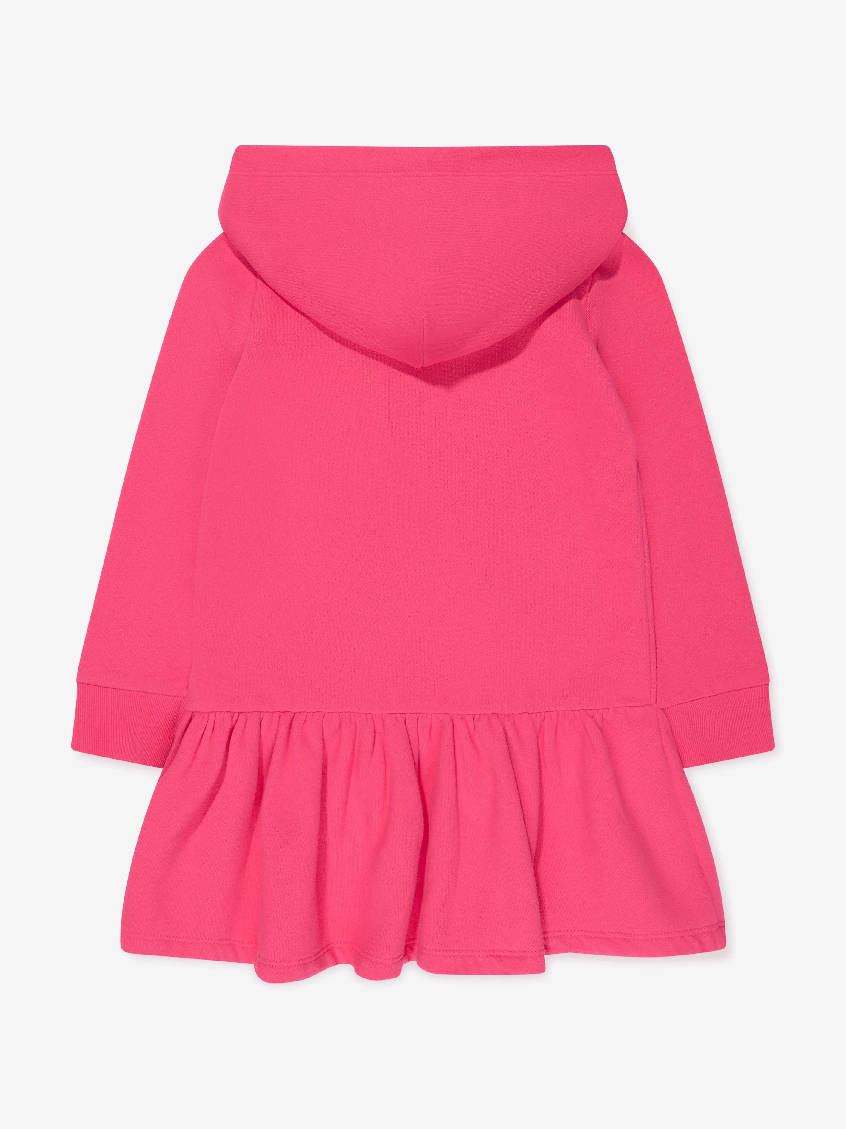 Ralph Lauren Girls Hooded Sweater Dress in Pink