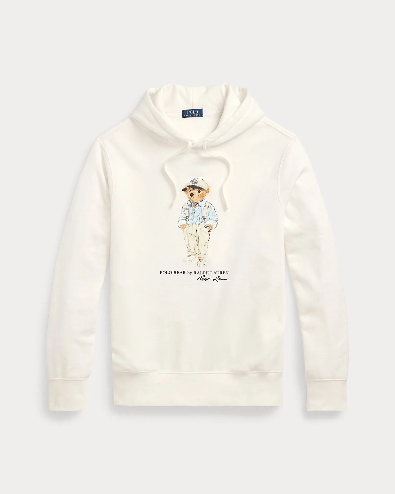 Ralph Lauren Polo Bear Fleece Hoodie | Deckwash White