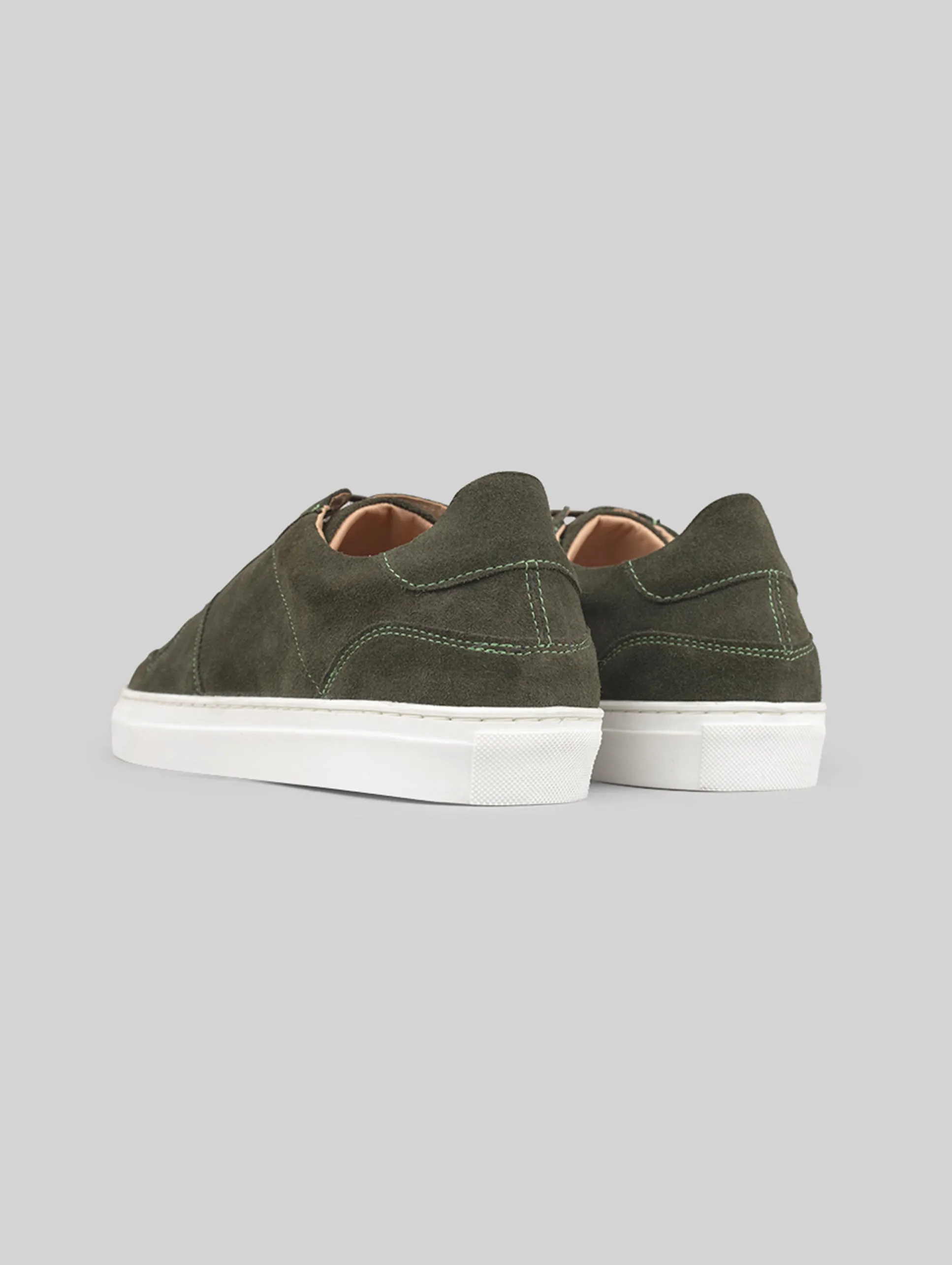 Rawls Men olive Suede Sneakers