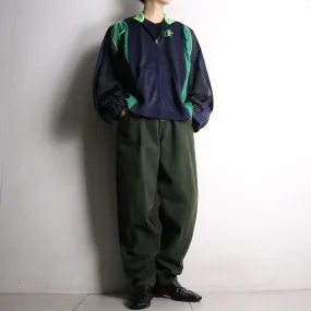 remake "再構築" green tone track jacket