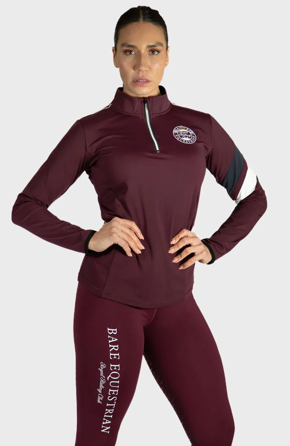 Royal Riding Club - Balmoral Baselayer - Merlot