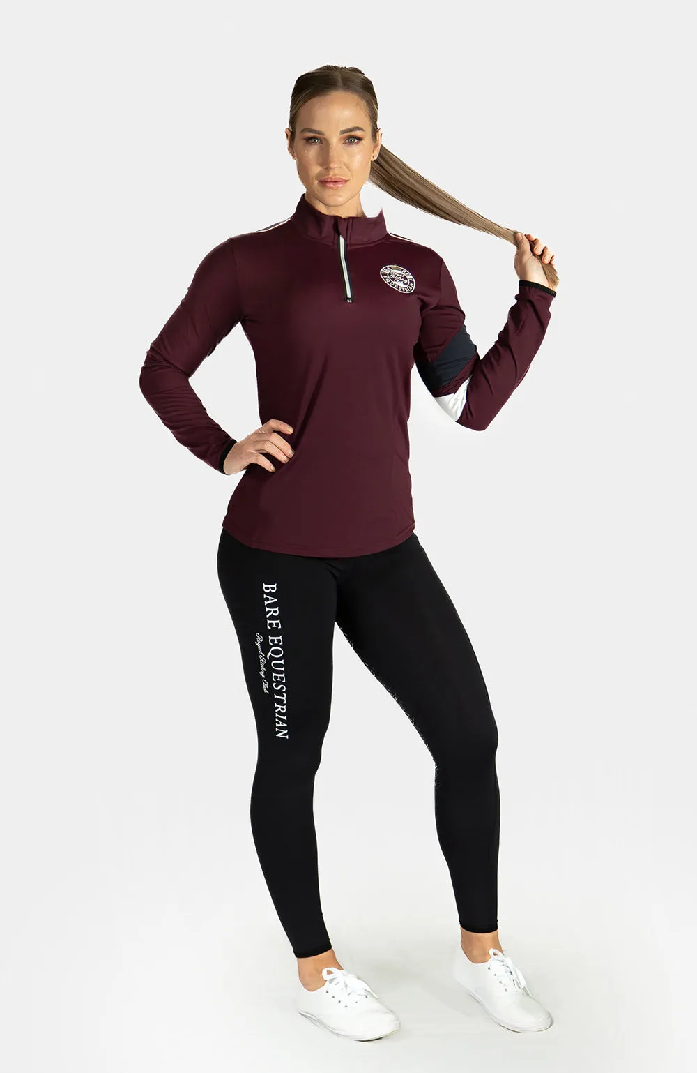 Royal Riding Club - Balmoral Baselayer - Merlot