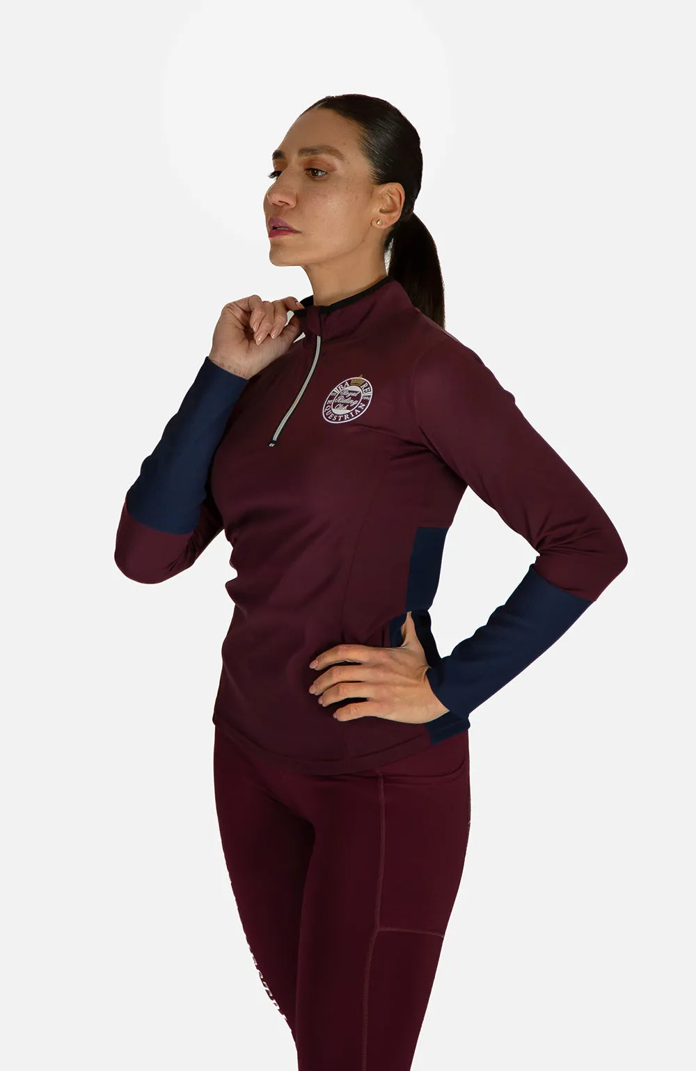 Royal Riding Club - Highgrove Baselayer - Merlot