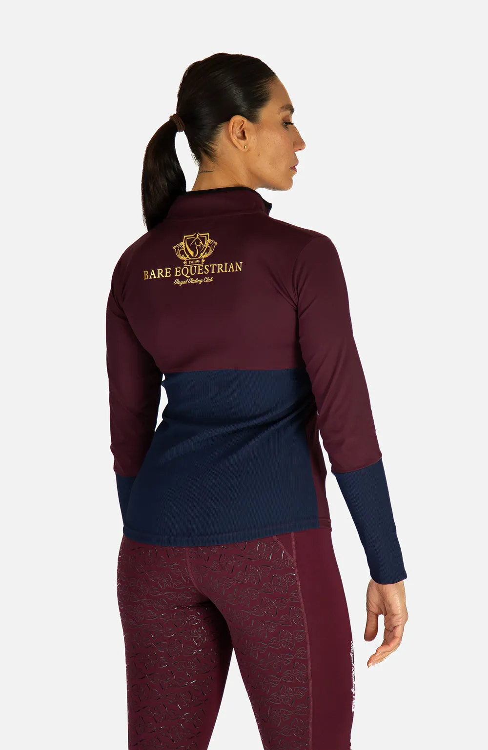 Royal Riding Club - Highgrove Baselayer - Merlot