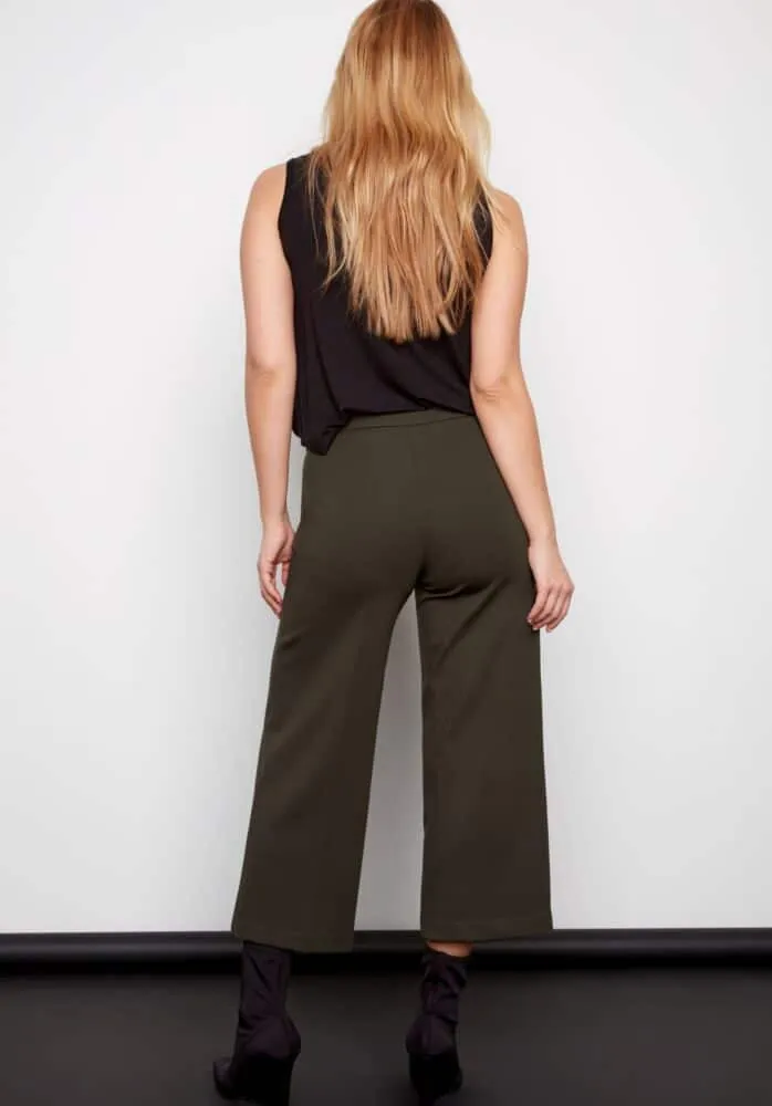 Senna Cropped Ponte Pant