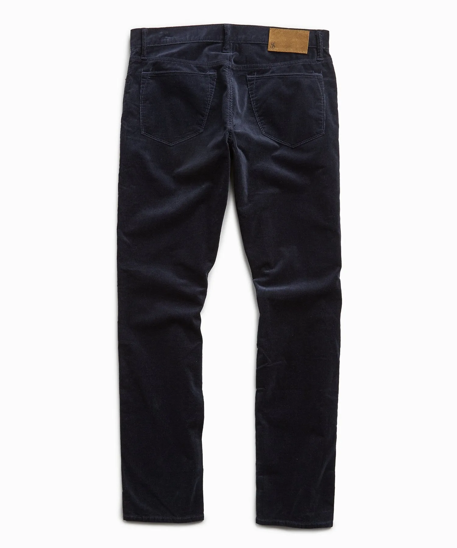 Slim Fit 5-Pocket Stretch Italian Cord in Navy