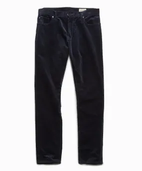 Slim Fit 5-Pocket Stretch Italian Cord in Navy