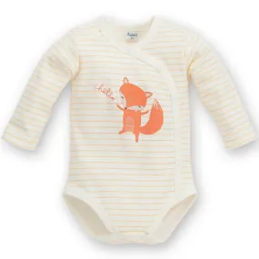 Smart Fox Long Sleeve Wrap Bodysuit