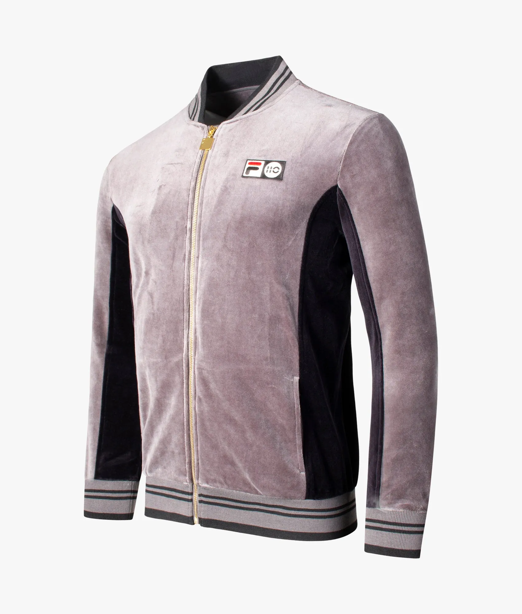 Soter Velour Baseball Collar Track Top