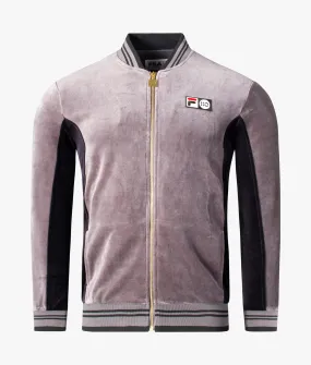 Soter Velour Baseball Collar Track Top