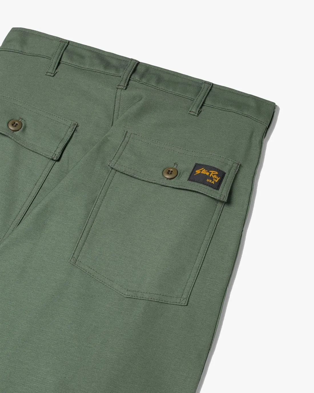 Stan Ray Made In USA OG Loose Fatigue Pants - Olive Sateen