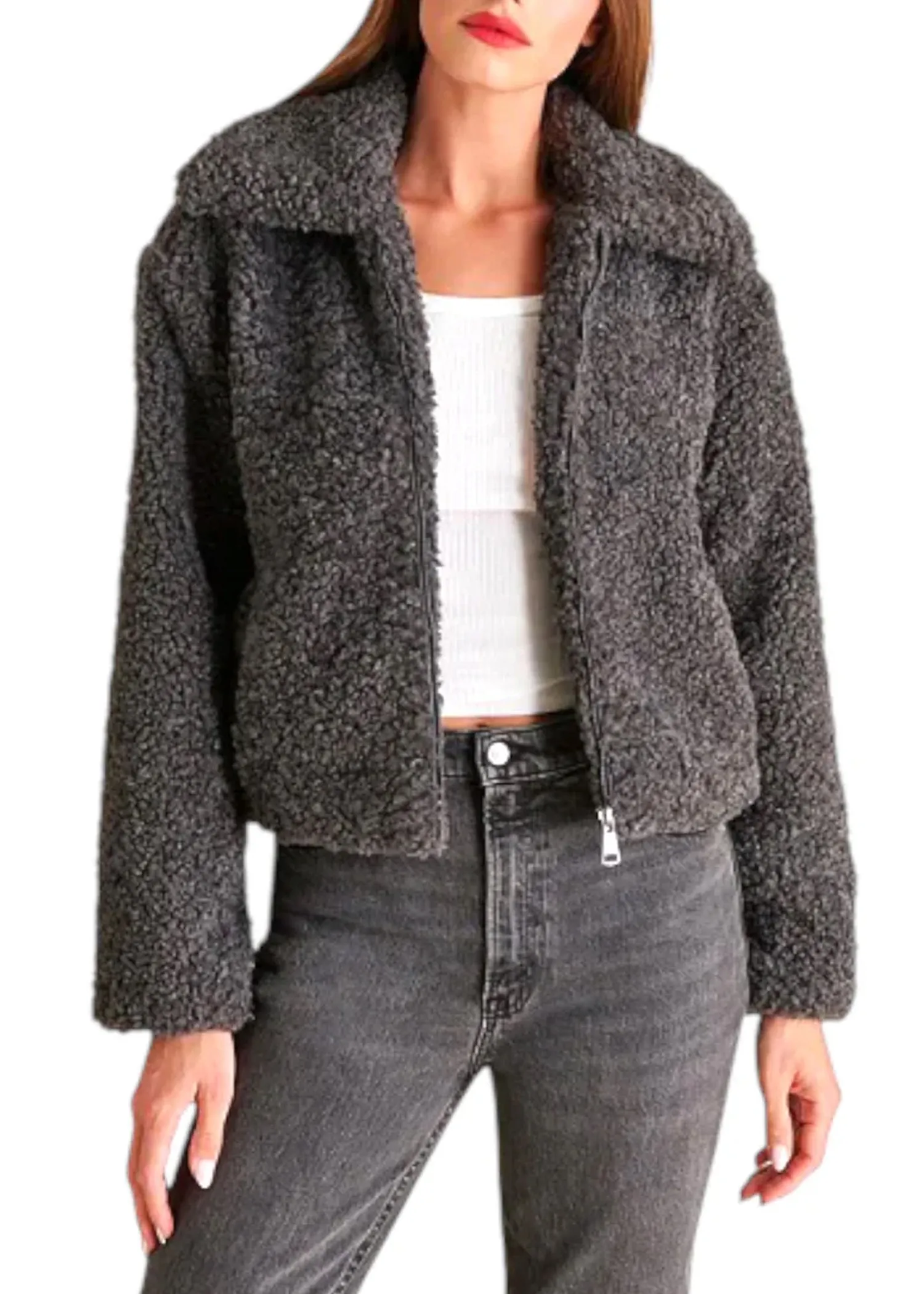 Steve Madden Pippin Faux Fur Jacket - MD