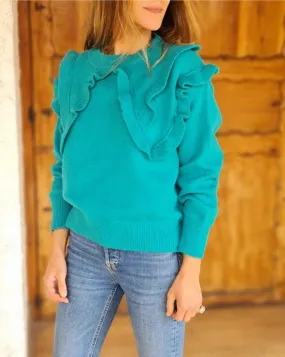 Sweater Giulia Verde Esmeralda 65% de Dcto.