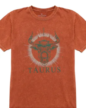 Taurus Zodiac Graphic Crew T-Shirt | S-3XL