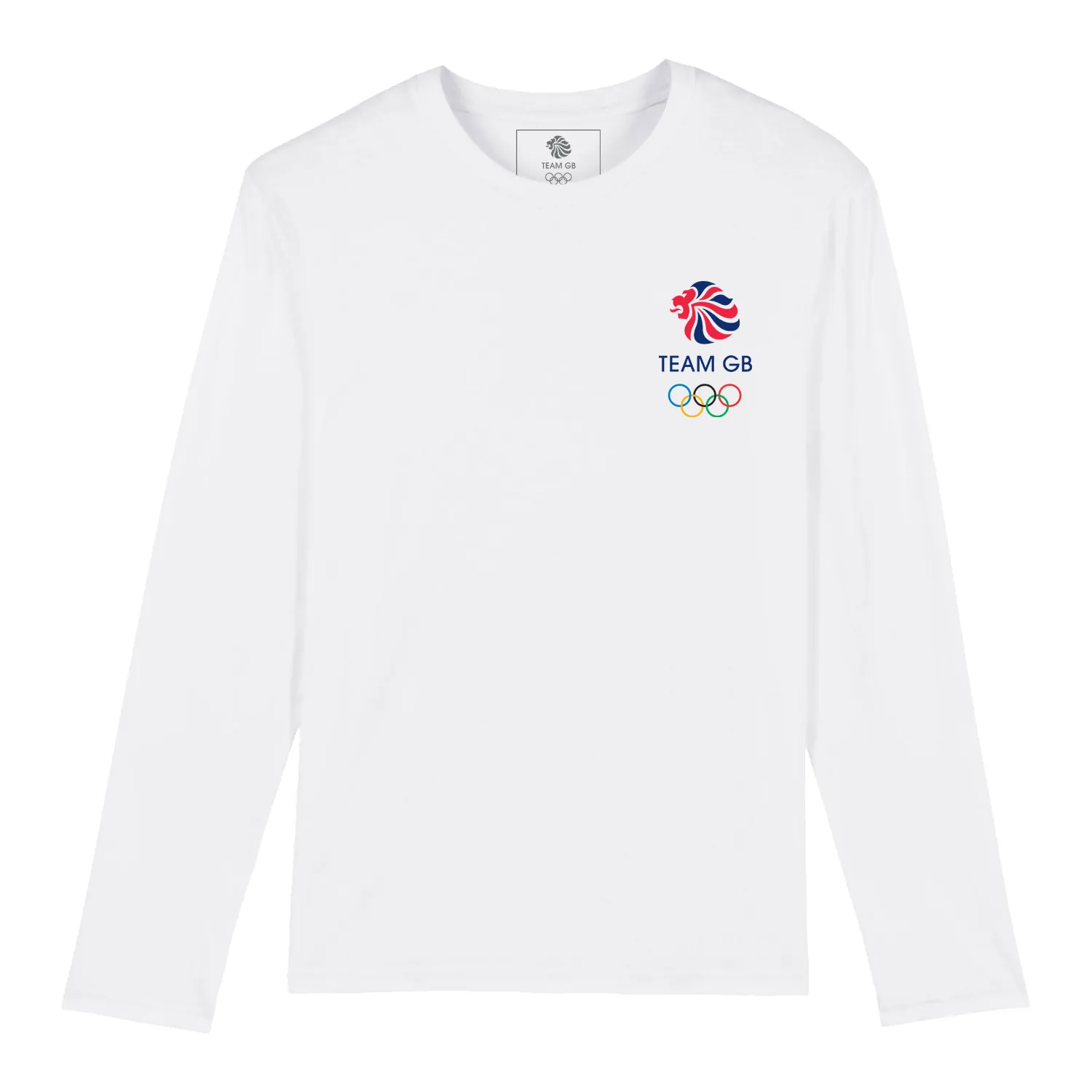 Team GB Small Icon Long Sleeve White T-shirt