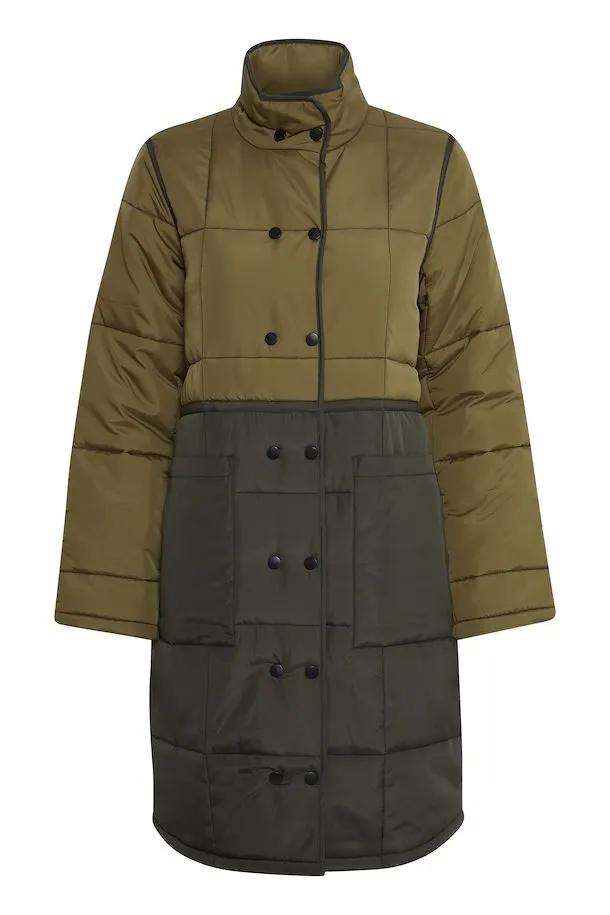 The Babeta Colourblock Jacket - Olive Mix