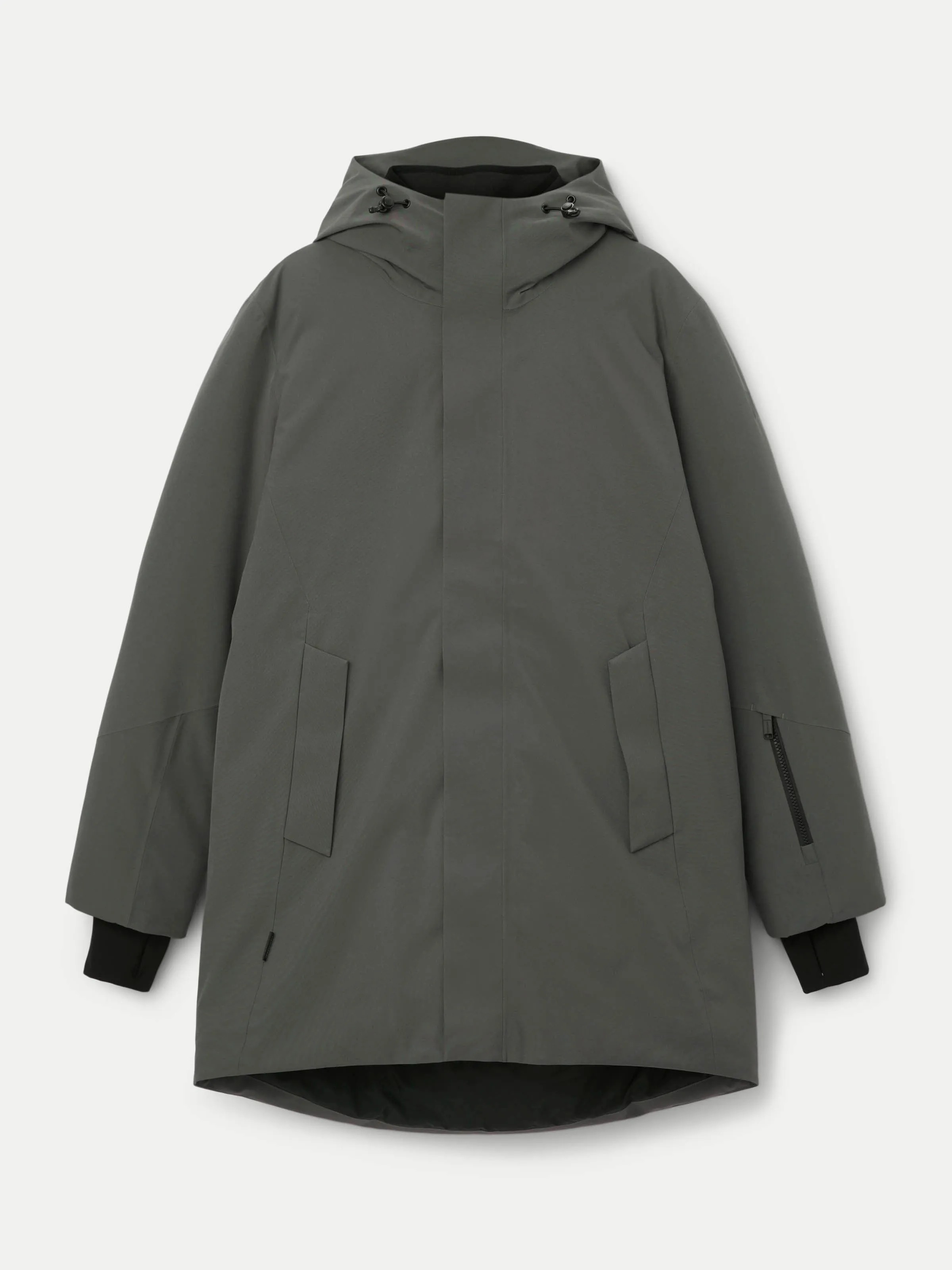 The Capital Parka in Dark Grey