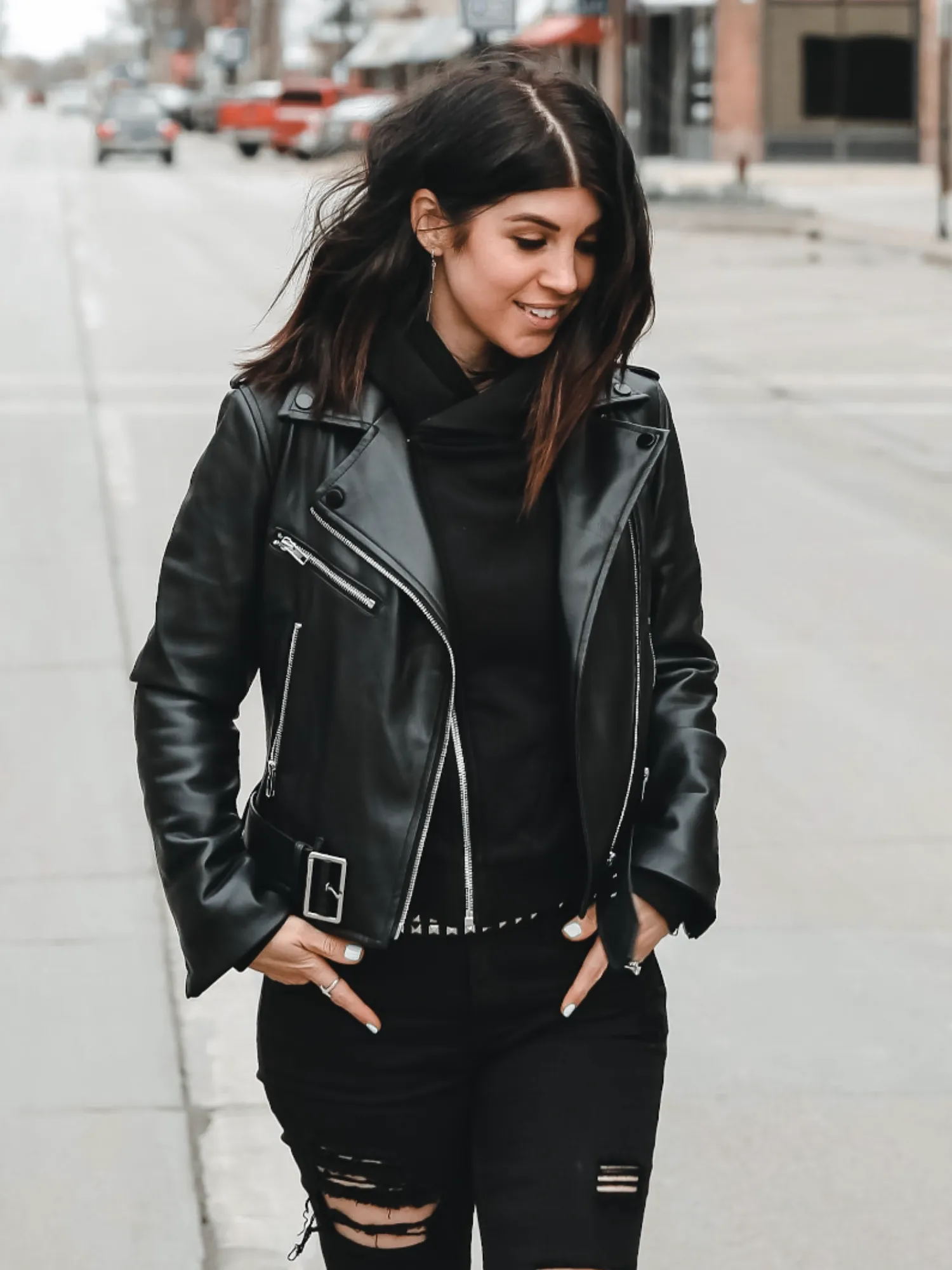 The Erin Vegan Leather Jacket