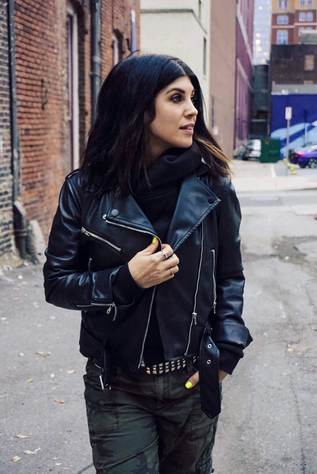 The Erin Vegan Leather Jacket