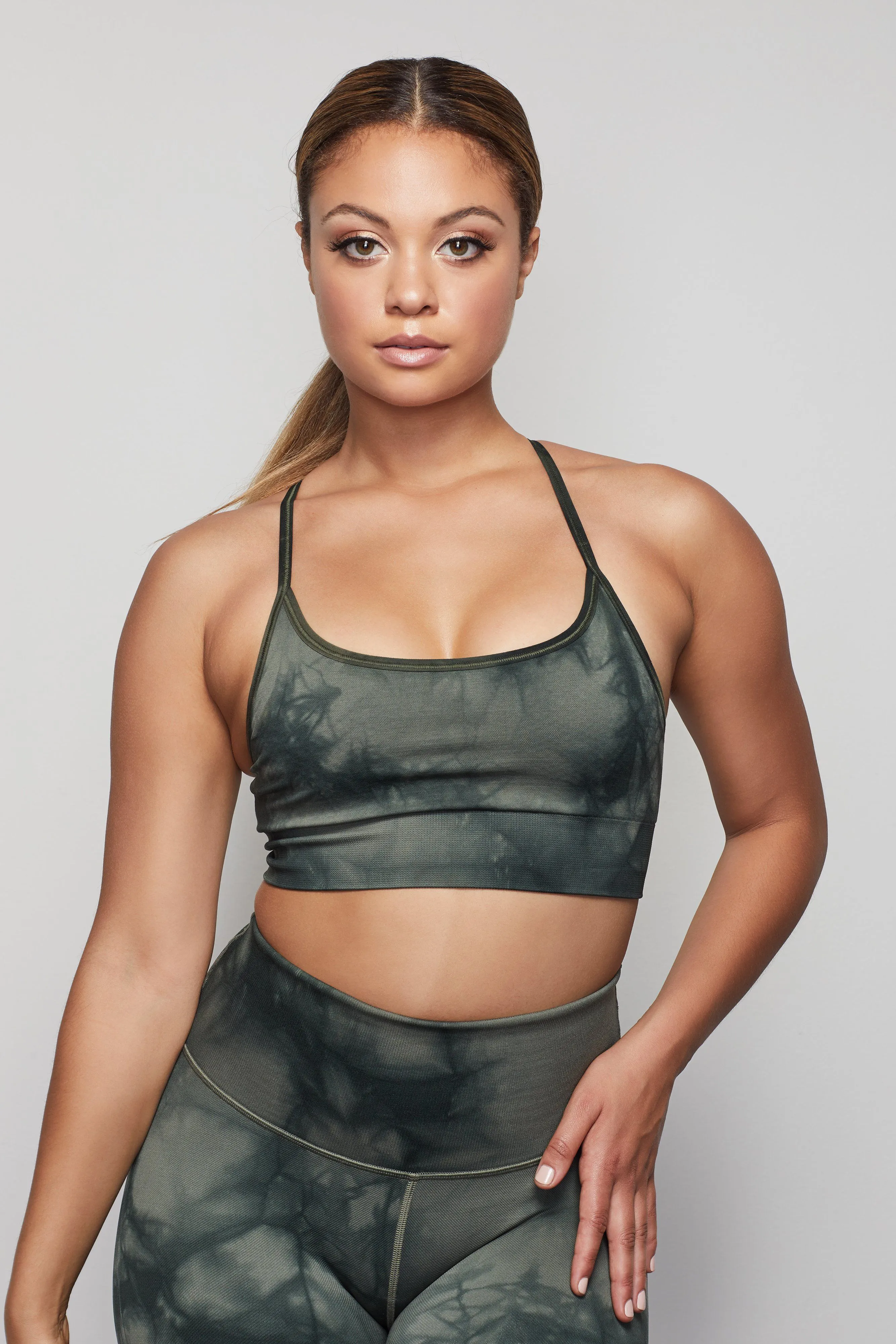 THE SEAMLESS TIE DYE BRA | HUNTER002