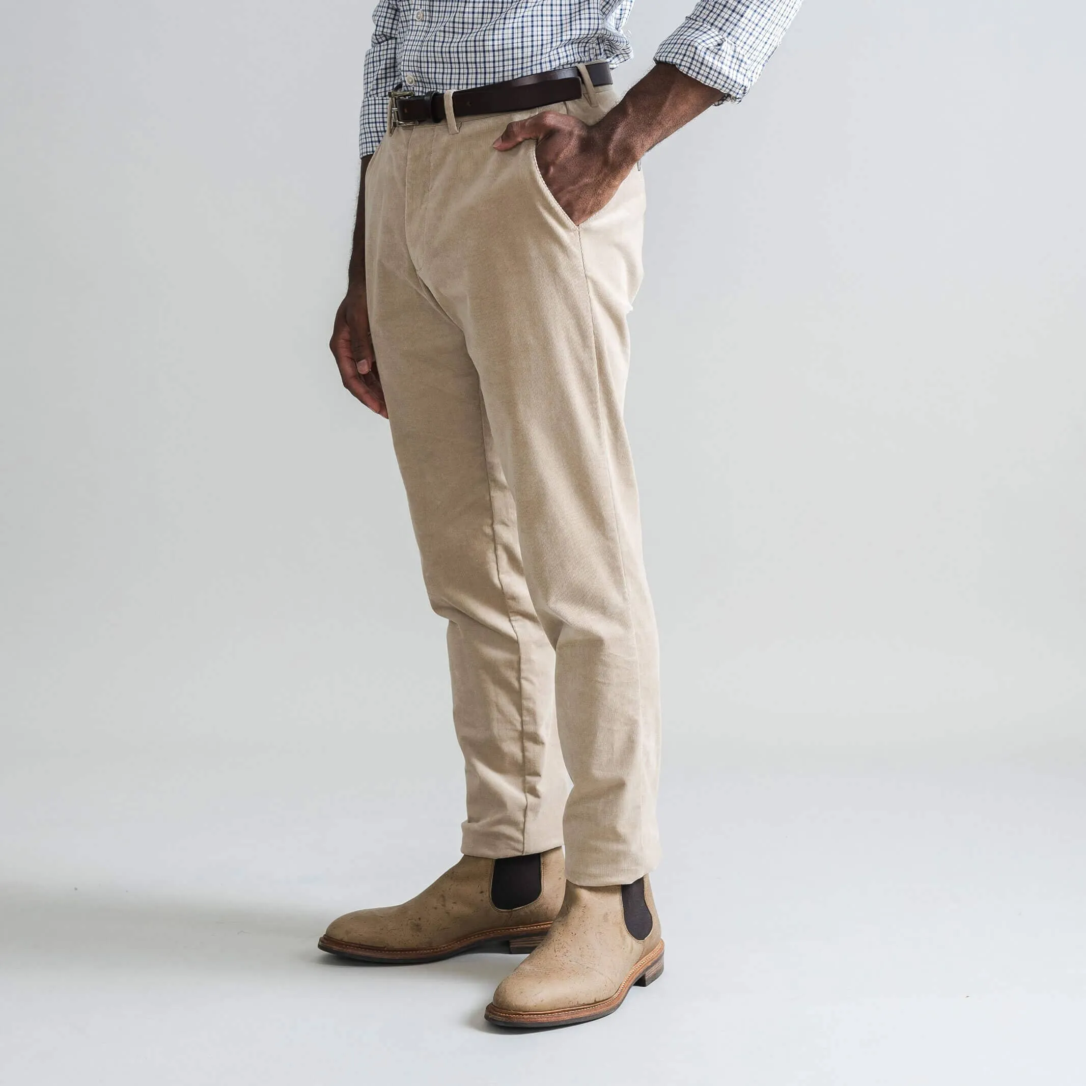 The Tan Corduroy Richmond Chino Custom Pant