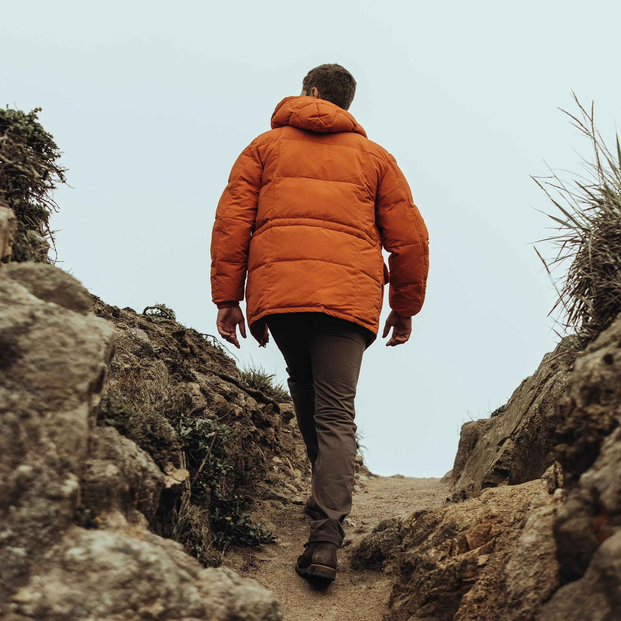 The Whitney Parka in Dusty Orange