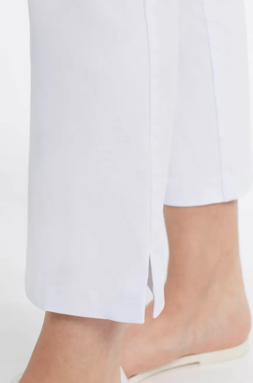 Tribal Flatten It Slimming Ankle Pant - White