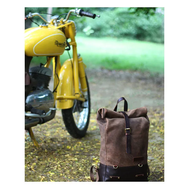 TRIP MACHINE BACKPACK PANNIERS  - TOBACCO