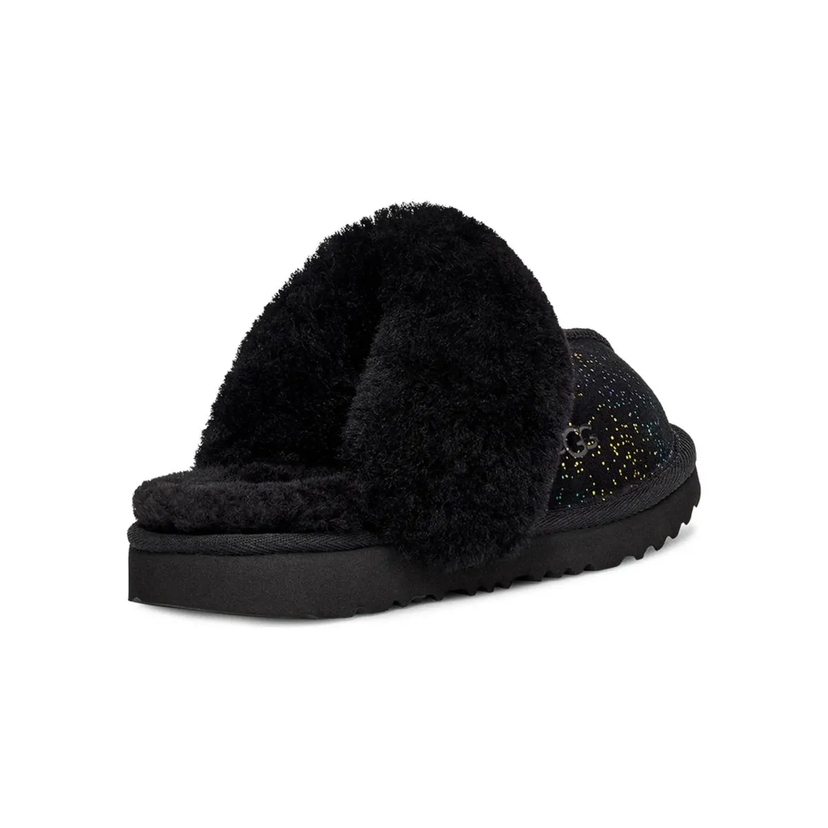 UGG Girl's Cozy II Black/Rainbow Metallic