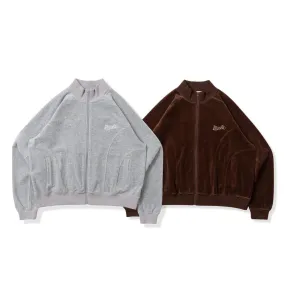 velours track jacket