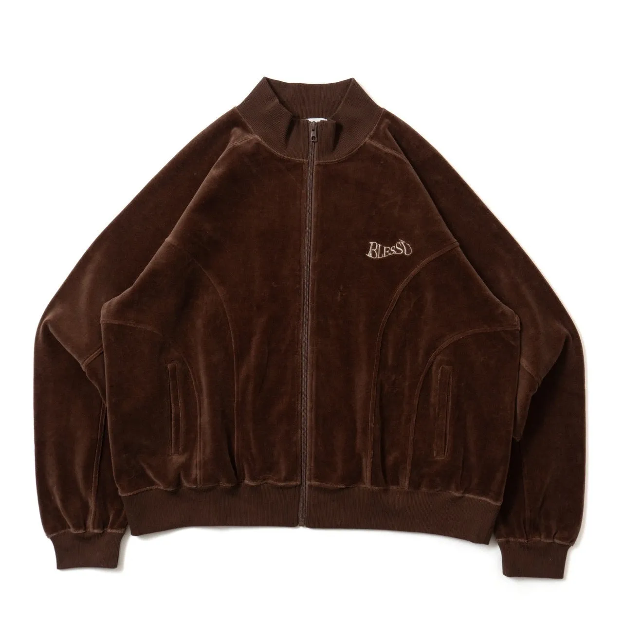 velours track jacket